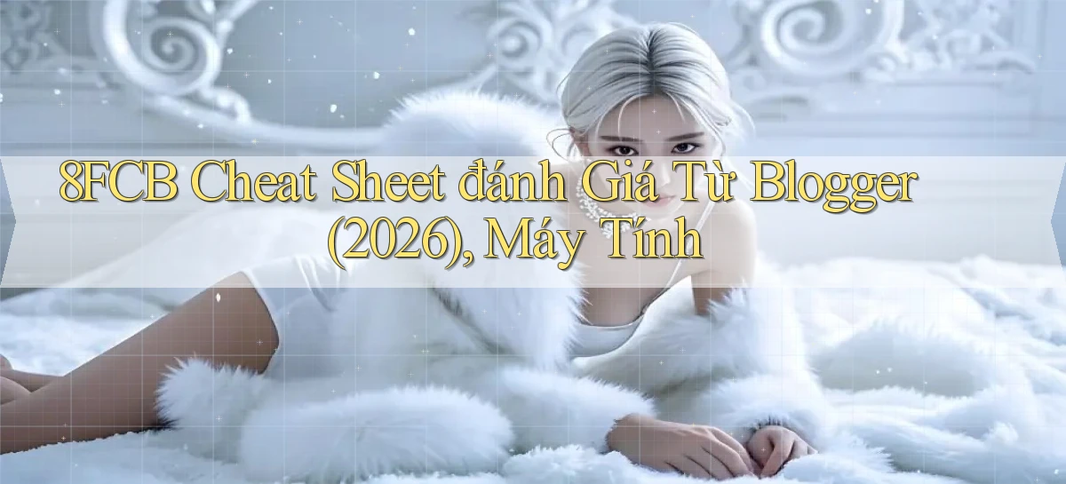 8fcb cheat sheet đánh giá từ blogger (2026), máy tính