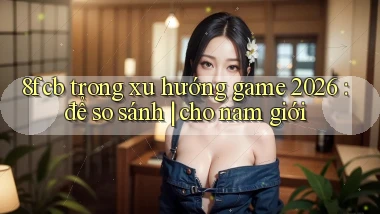 8fcb trong xu hướng game 2026 để so sánh cho nam giới