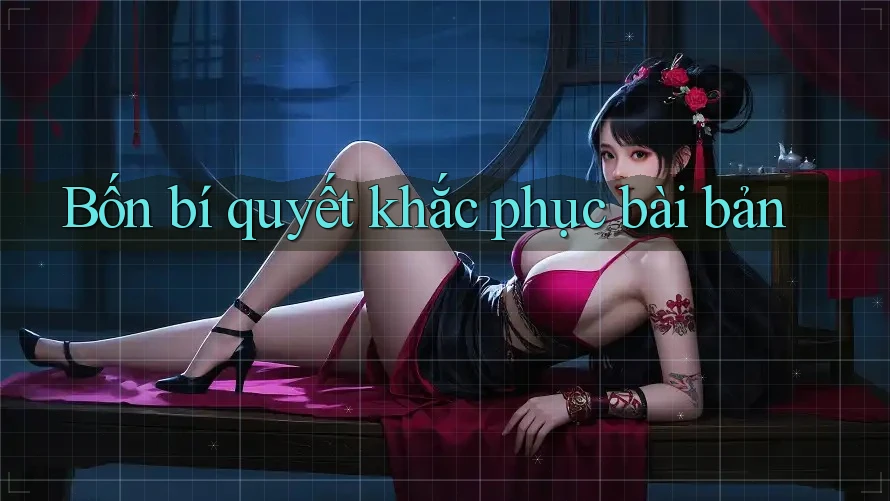 Bốn bí quyết khắc phục bài bản Bốn bí quyết khắc phục bài bản