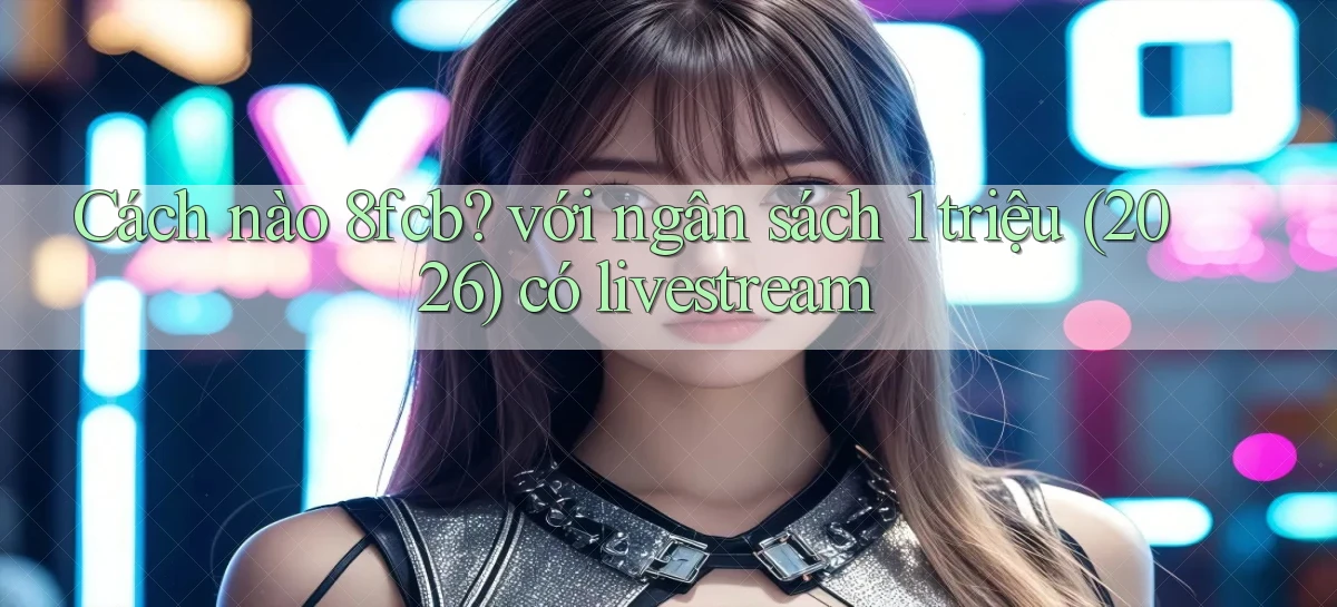 Cách nào 8fcb với ngân sách 1 triệu (2026) có livestream