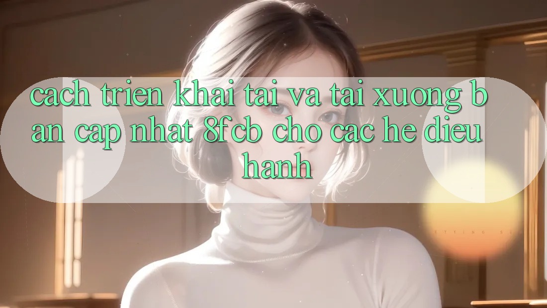Cách triển khai Tải Và Tải xuống Bản Cập Nhật 8fcb Cho Các Hệ Điều Hành