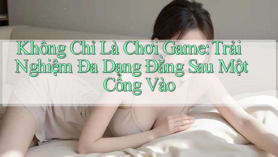 Không Chỉ Là Chơi Game: Trải Nghiệm Đa Dạng Đằng Sau Một Cổng Vào Không Chỉ Là Chơi Game: Trải Nghiệm Đa Dạng Đằng Sau Một Cổng Vào