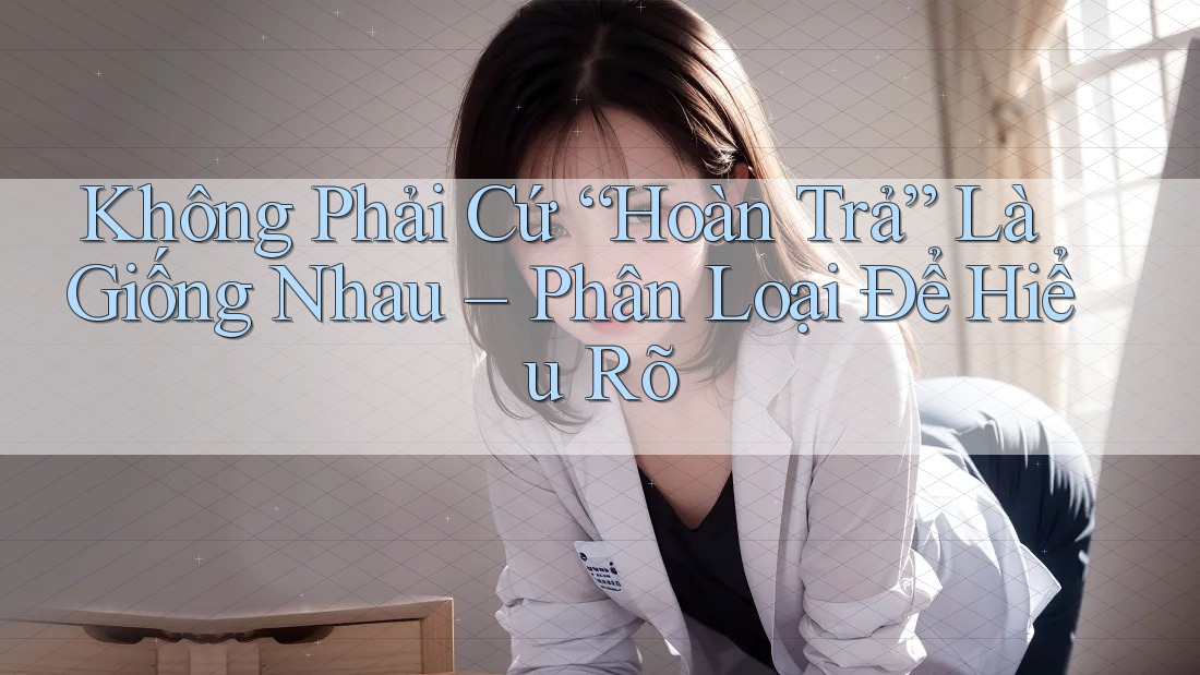 Không Phải Cứ “Hoàn Trả” Là Giống Nhau – Phân Loại Để Hiểu Rõ
