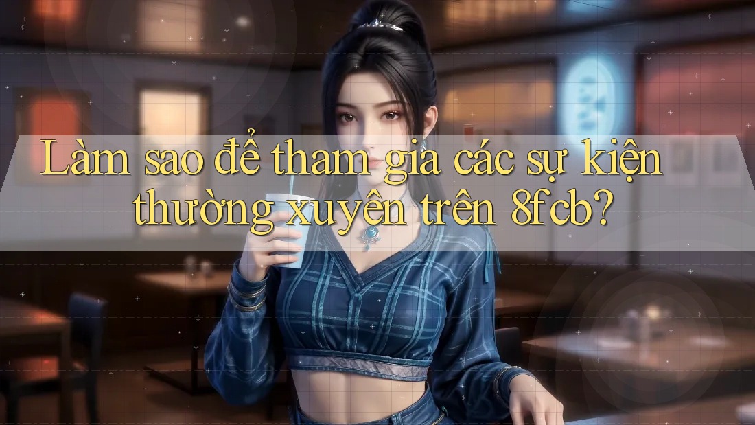 Làm sao để tham gia các sự kiện thường xuyên trên 8fcb? Làm sao để tham gia các sự kiện thường xuyên trên 8fcb?