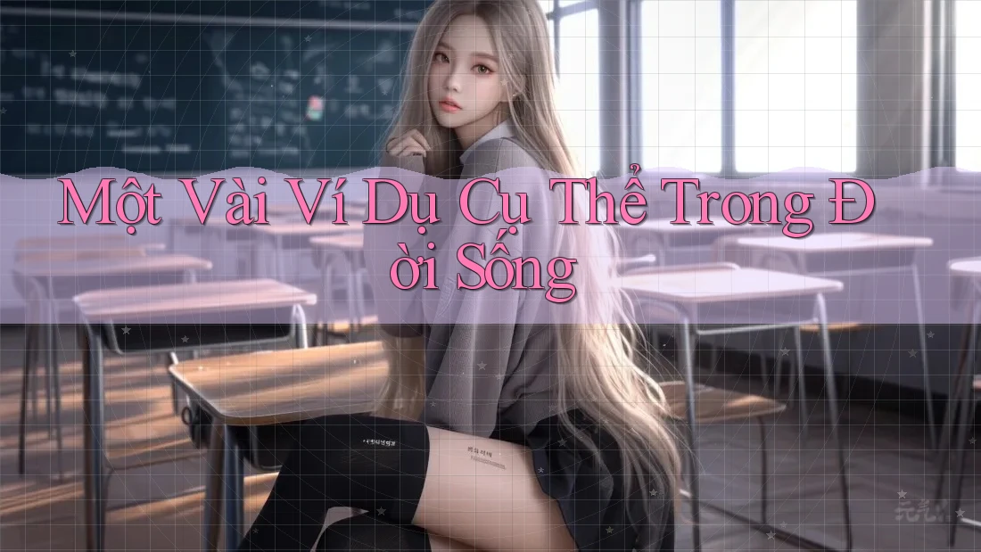Một Vài Ví Dụ Cụ Thể Trong Đời Sống Một Vài Ví Dụ Cụ Thể Trong Đời Sống
