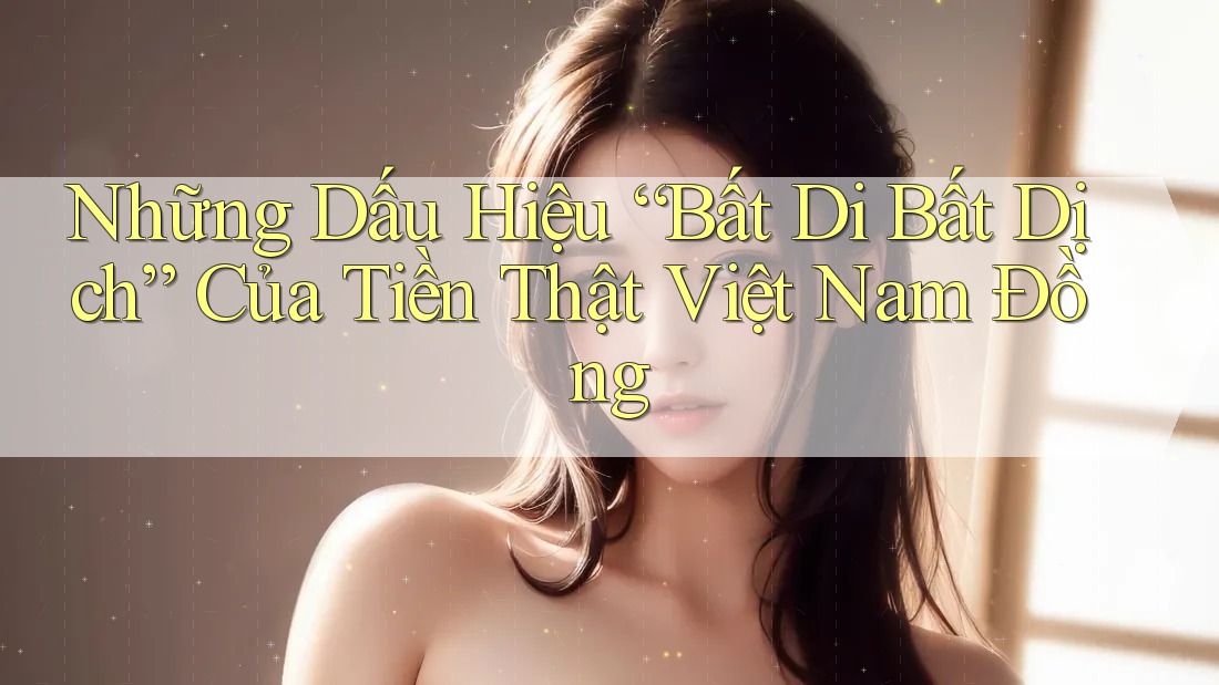 Những Dấu Hiệu “Bất Di Bất Dịch” Của Tiền Thật Việt Nam Đồng Những Dấu Hiệu “Bất Di Bất Dịch” Của Tiền Thật Việt Nam Đồng