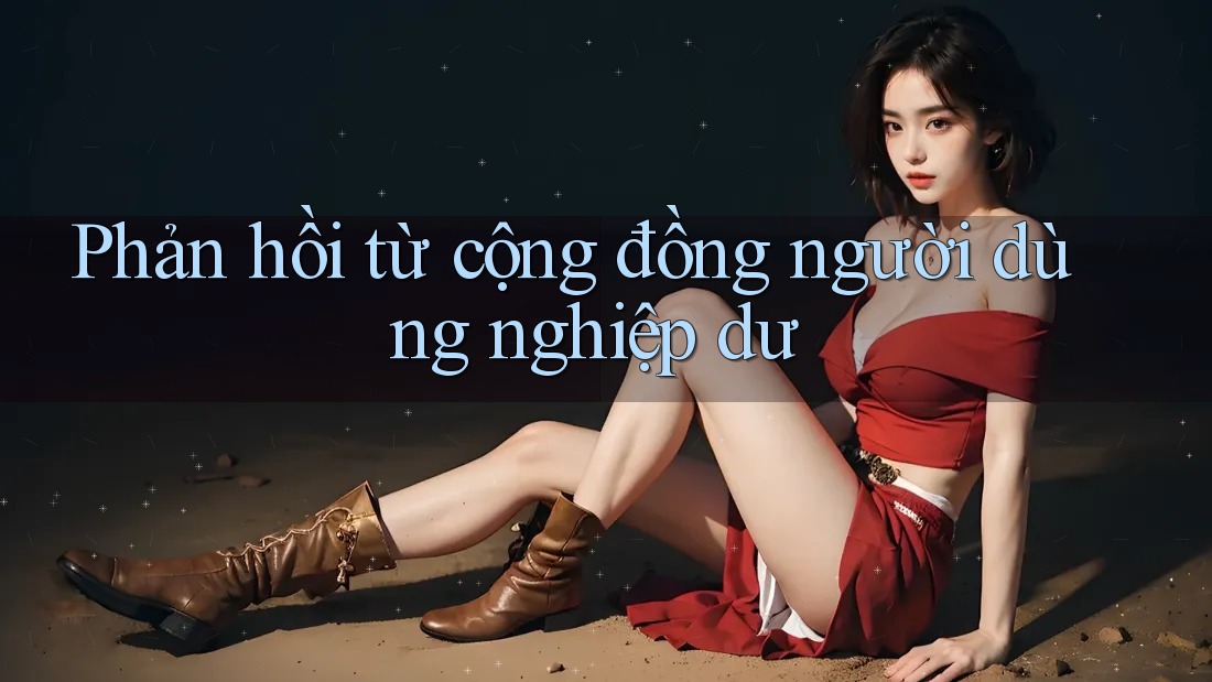 Phản hồi từ cộng đồng người dùng nghiệp dư Phản hồi từ cộng đồng người dùng nghiệp dư