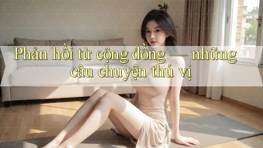 Phản hồi từ cộng đồng — những câu chuyện thú vị Phản hồi từ cộng đồng — những câu chuyện thú vị