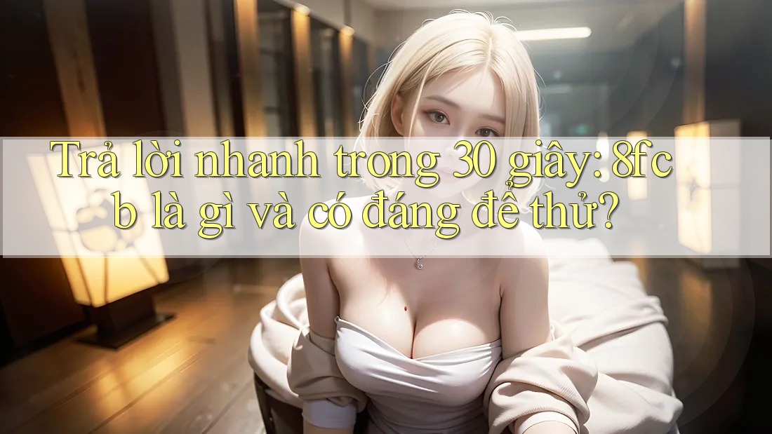 Trả lời nhanh trong 30 giây: 8fcb là gì và có đáng để thử? Trả lời nhanh trong 30 giây: 8fcb là gì và có đáng để thử?