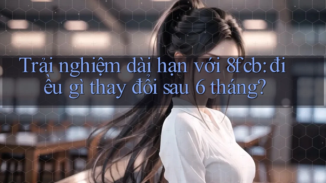 Trải nghiệm dài hạn với 8fcb: điều gì thay đổi sau 6 tháng? Trải nghiệm dài hạn với 8fcb: điều gì thay đổi sau 6 tháng?